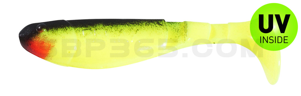 Kopyto Classic 2,5" floating fluogelb / schwarz