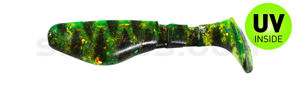 Kopyto-Classic 2" (ca. 5,0 cm) grün(chartreuse)-Glitter / schwarz