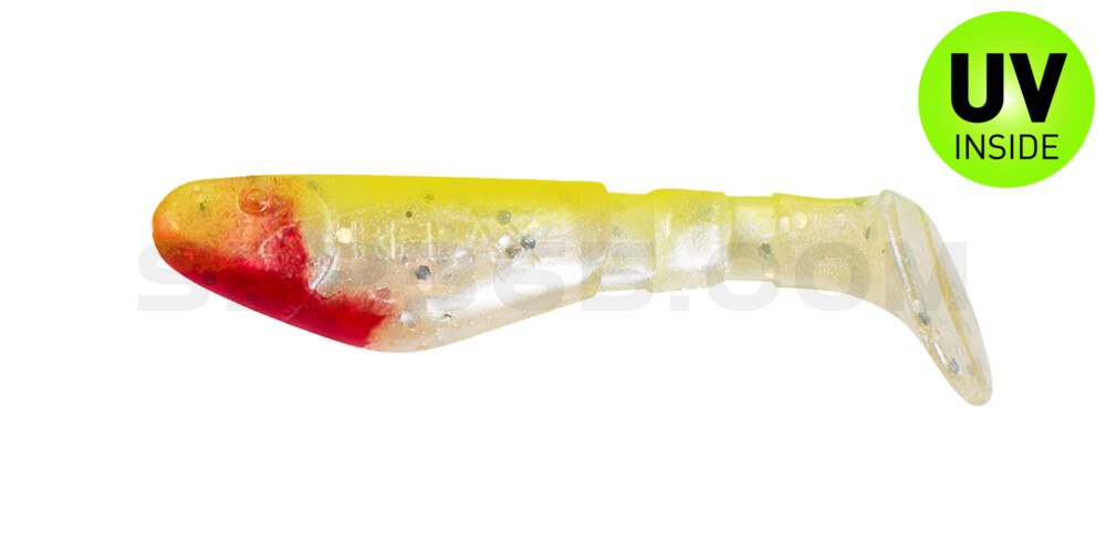 Kopyto-Classic 2" (ca. 5,0 cm) perlweiss-Glitter / fluogelb