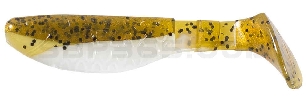 Kopyto-Classic 3" (ca. 8,0 cm) reinweiss / olivebraun-Glitter