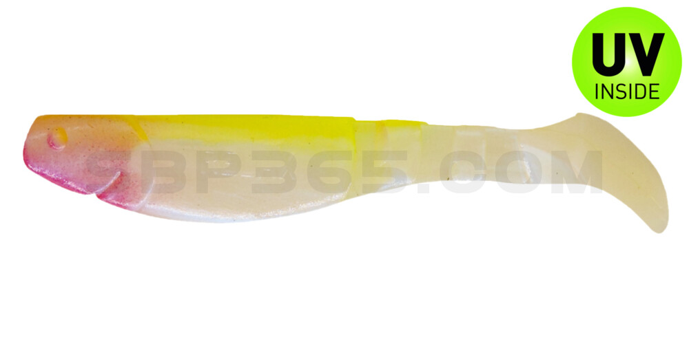 Kopyto-Classic 4" (ca. 11,0 cm) blauperl / fluogelb
