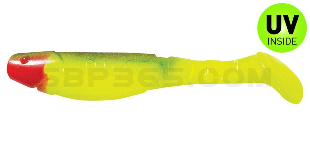 Kopyto-Classic 4" (ca. 11,0 cm) fluogelb / boddengrün