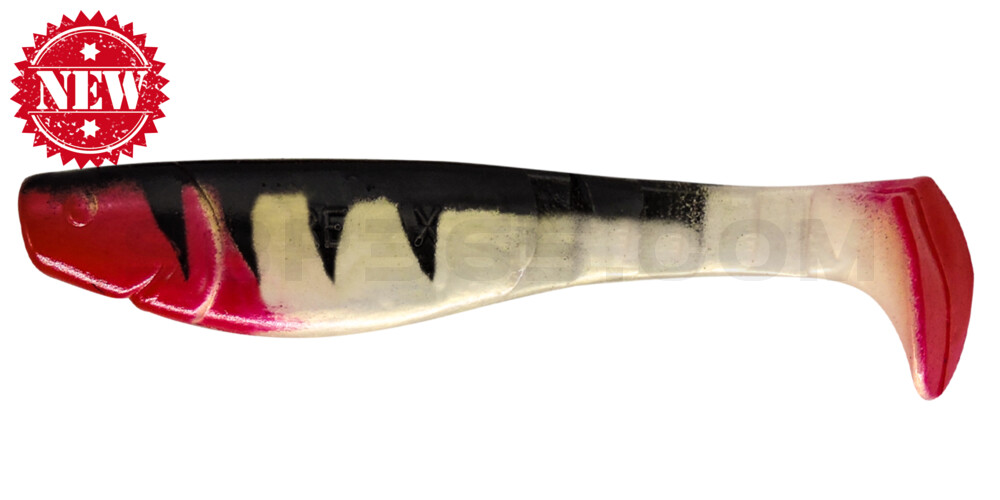 Kopyto-Classic 4" (ca. 11,0 cm) goldperl / Zander / red tail