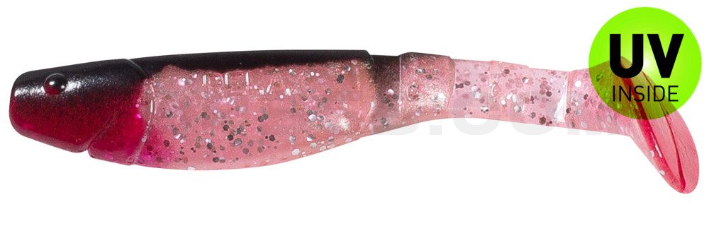 Kopyto-Classic 4" (ca. 11,0 cm) hot pink-Glitter Perleffekt / schwarz