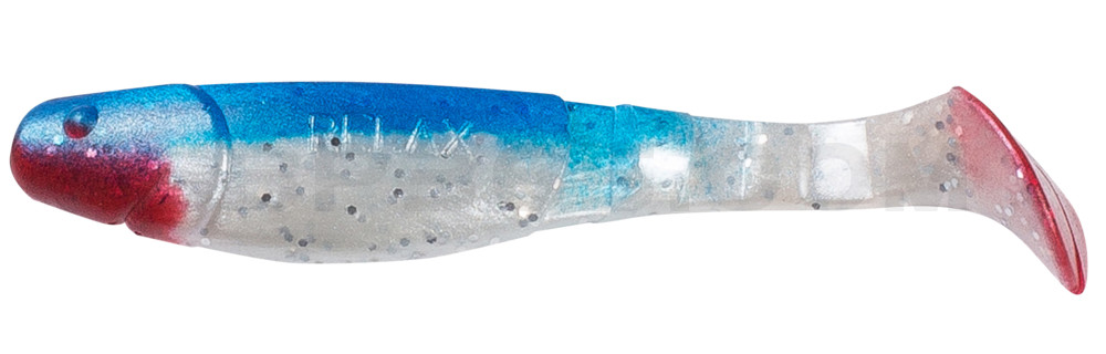 Kopyto-Classic 4" (ca. 11,0 cm) perlweiss-Glitter / blau