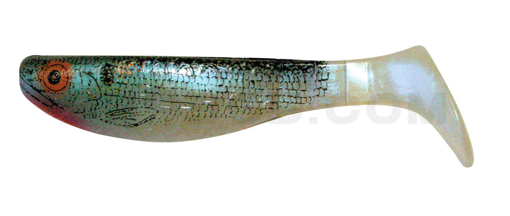 Kopyto-Nature 3" (ca. 8,0 cm) blauperl / Weißfisch