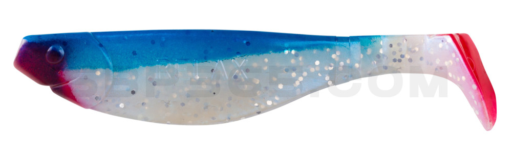 Kopyto-River 4" (ca. 11,0 cm) blauperl-Glitter / blau