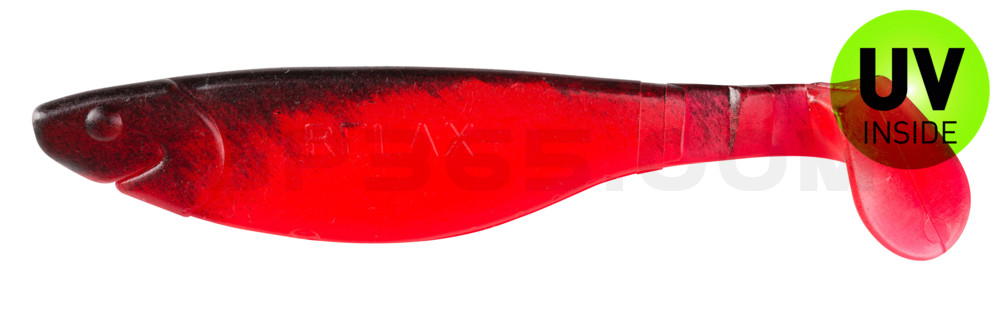Kopyto-River 4" (ca. 11,0 cm) feuerrot / schwarz