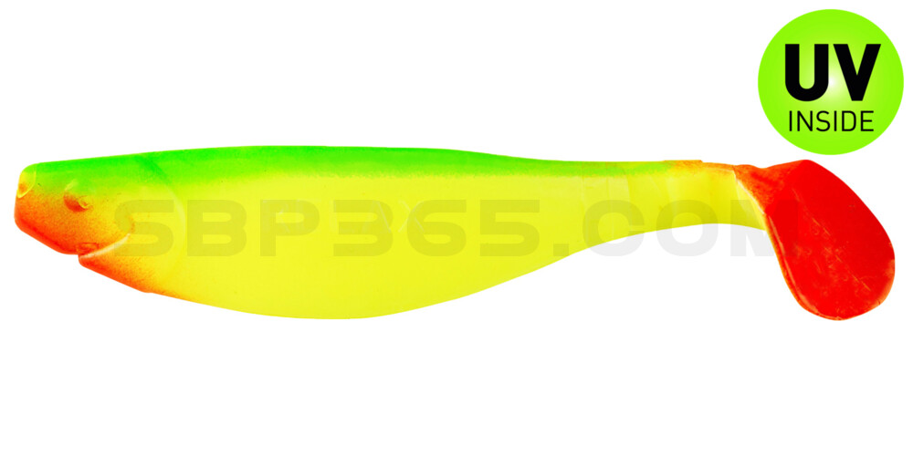 Kopyto-River 4" (ca. 11,0 cm) fluogelb / grün