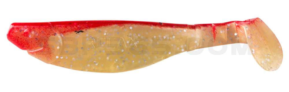 Kopyto-River 4" (ca. 11,0 cm) goldperl-Glitter / rot