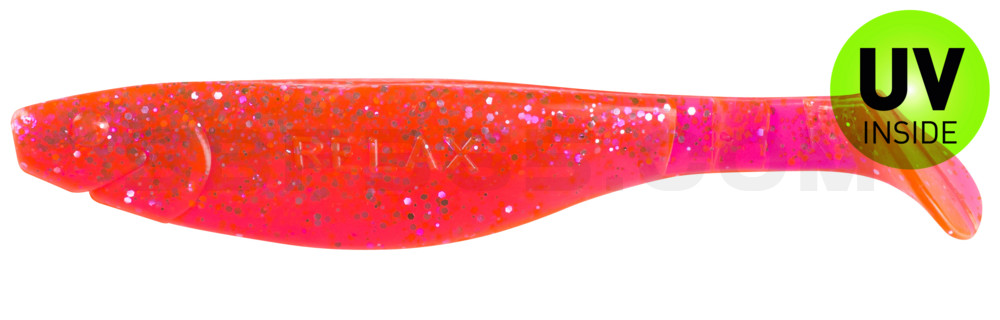 Kopyto-River 4" (ca. 11,0 cm) hot pink-Glitter
