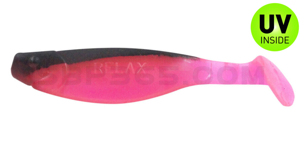 Kopyto-River 4" (ca. 11,0 cm) hot sexy pink / schwarz