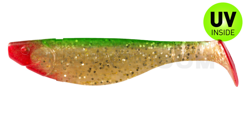 Kopyto-River 4" (ca. 11,0 cm) milchgold-Glitter / grün