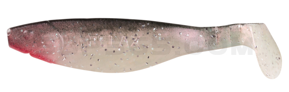 Kopyto-River 4" (ca. 11,0 cm) perl-Glitter / schwarz
