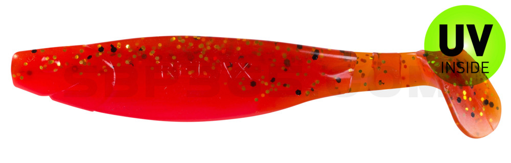Kopyto-River 5" (ca. 13,0 cm) feuerrot / rootbeer Glitter