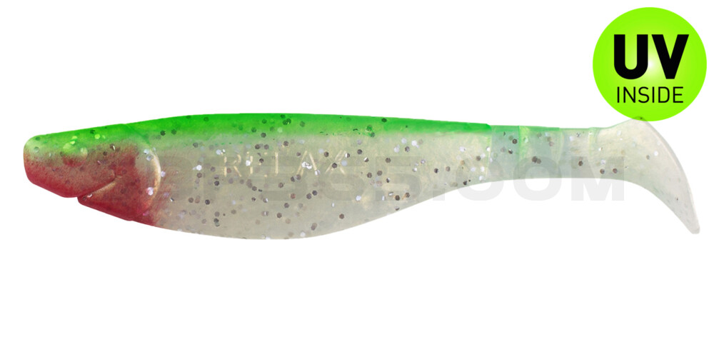 Kopyto-River 5" (ca. 13,0 cm) goldperl-Glitter / grün