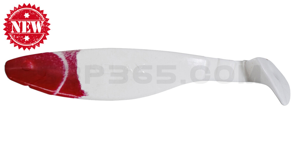 Kopyto-River 5" (ca. 13,0 cm) reinweiss / red head