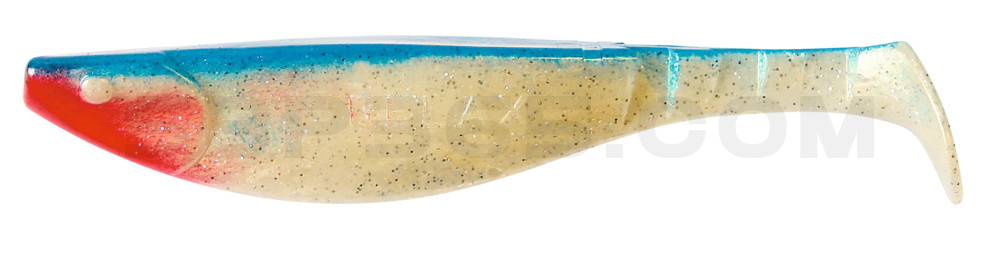 Kopyto-River 6" (ca. 16,0 cm) goldperl-Glitter / blau