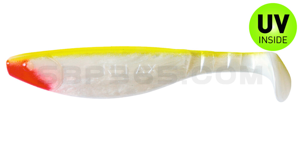 Kopyto-River 6" (ca. 16,0 cm) perlweiss / fluogelb