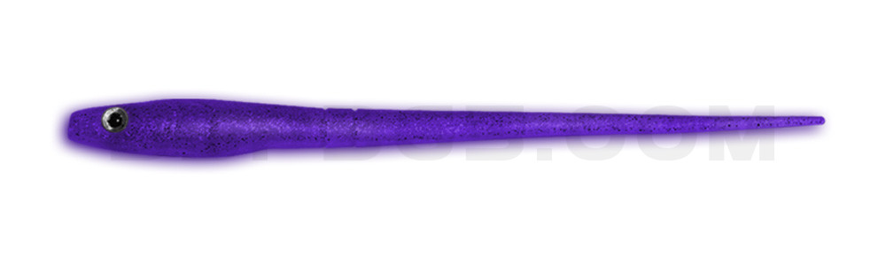 Lancon ZX 7" (ca. 18cm) violett-transparent-Glitter