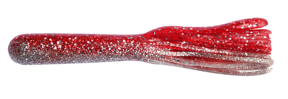 Magnum Tube 5" (ca. 12,5 cm) kristall-glitter-rot-glitter