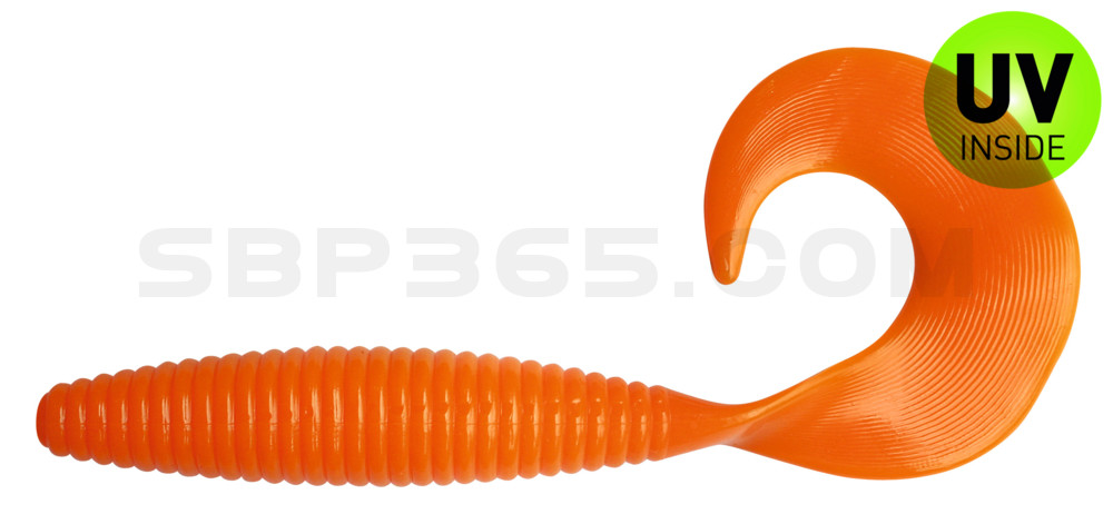 Magnum Twister 6" (ca. 16,0 cm) orange glitter