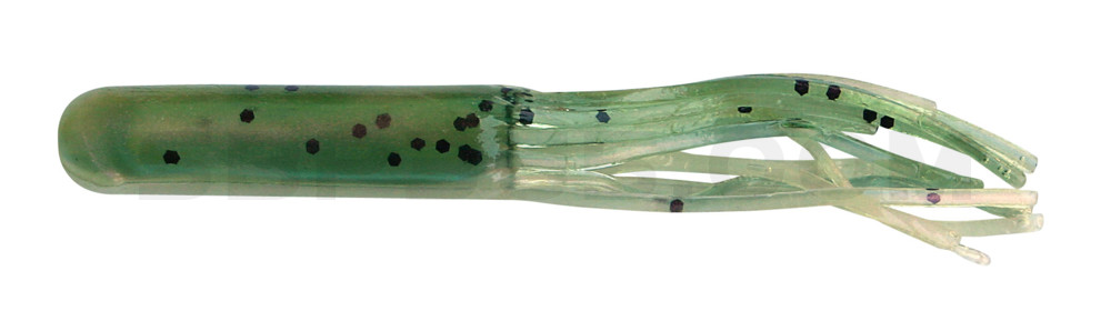 Medium Tube 2,5" (ca. 6,4 cm) perl-dunkelgrün-gl.(rainbow)