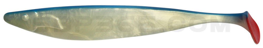 Megalodon 12" (ca. 30,0 cm) goldperl / blau