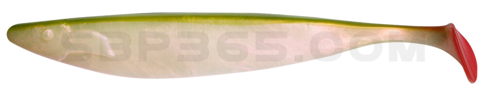 Megalodon 12" (ca. 30,0 cm) perl / grün