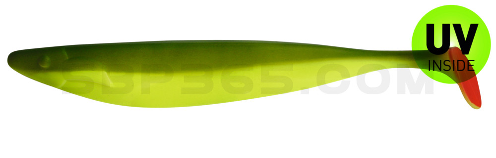 Megalodon 15" (ca. 40,0 cm) fluogelb / boddengrün