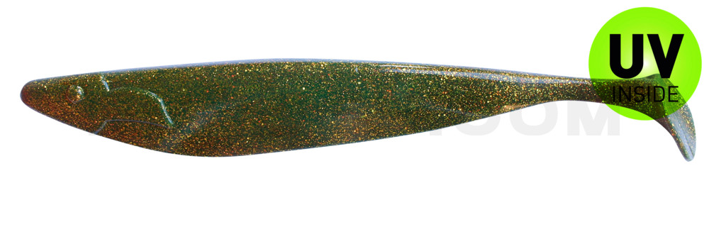 Megalodon 15" (ca. 40,0 cm) motoroil-gold-Glitter