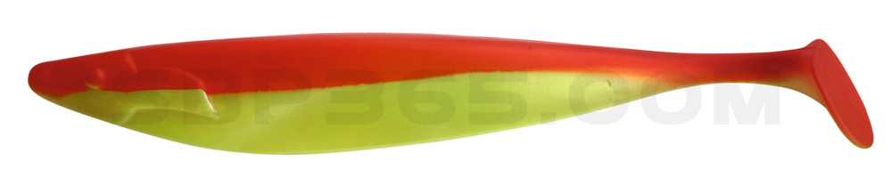 Megalodon 15" (ca. 40,0 cm) perlgrün / rot