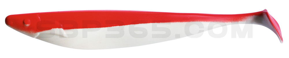 Megalodon 15" (ca. 40,0 cm) reinweiss / rot