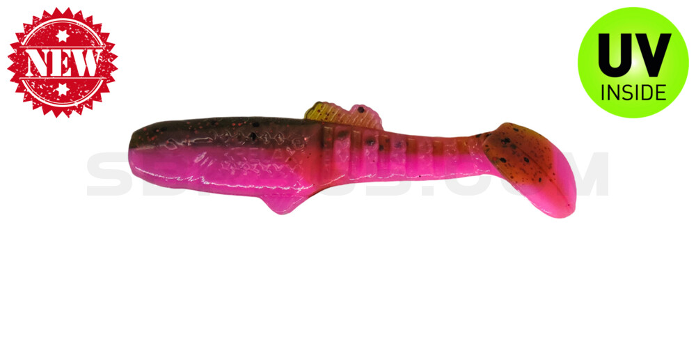 Montana 2,5" (ca. 7cm) bubblegum / Kaulbarsch
