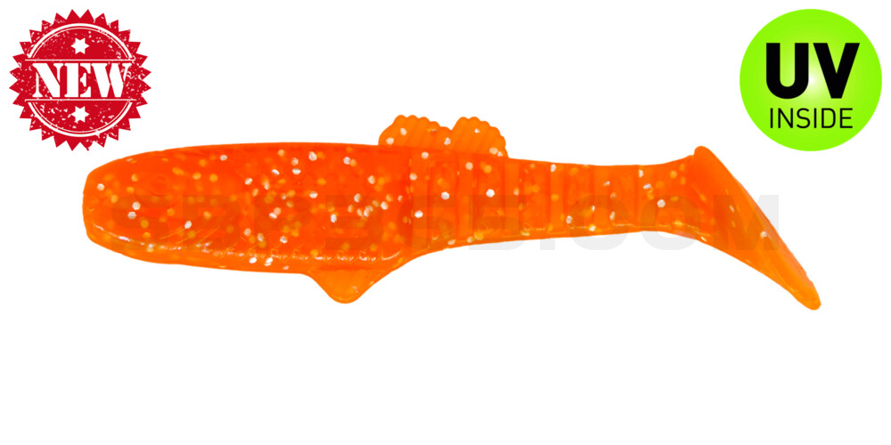 Montana 3,5" (ca. 10,5 cm) orange-Glitter