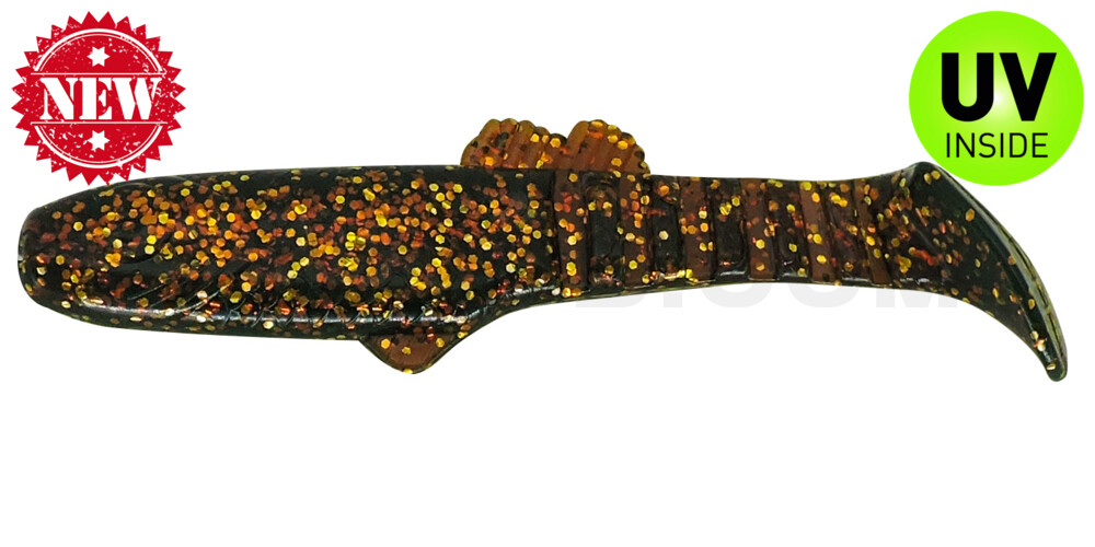Montana 4,5" (ca. 12,5 cm) motoroil-gold-Glitter