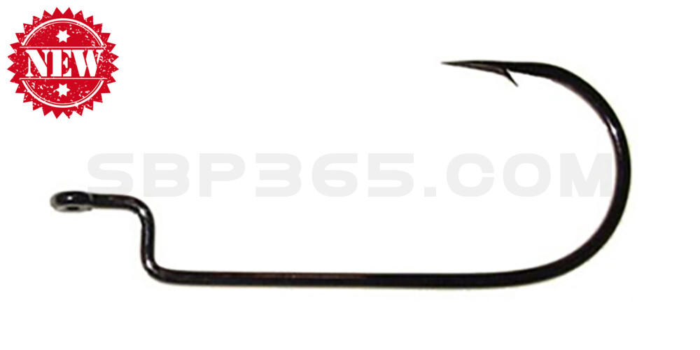 Offset Wide Gap, Black Nickel #4/0, 3 Haken/Tüte