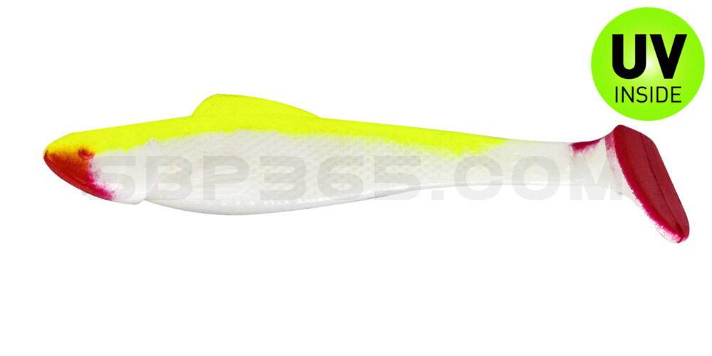Ohio 2,5" (ca. 8,0 cm) reinweiss / fluogelb