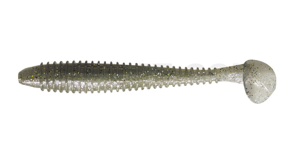 Pro Swimmer 3,8" (ca. 9,5 cm) im Hartschalenblister Smoky Gold/Clear Silver