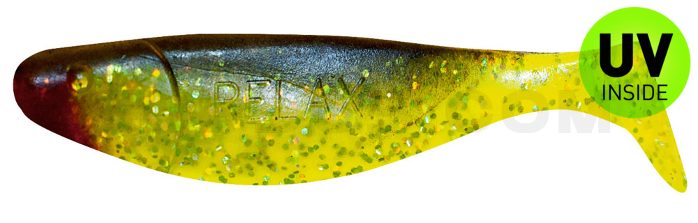 Jankes 4" (ca. 11,0 cm) grün(chartreuse)-Glitter / schwarz