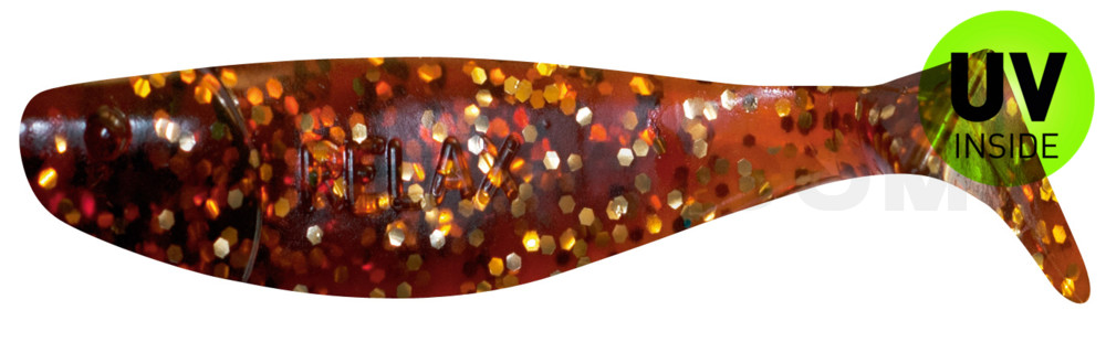 Jankes 4" (ca. 11,0 cm) motoroil-gold-Glitter