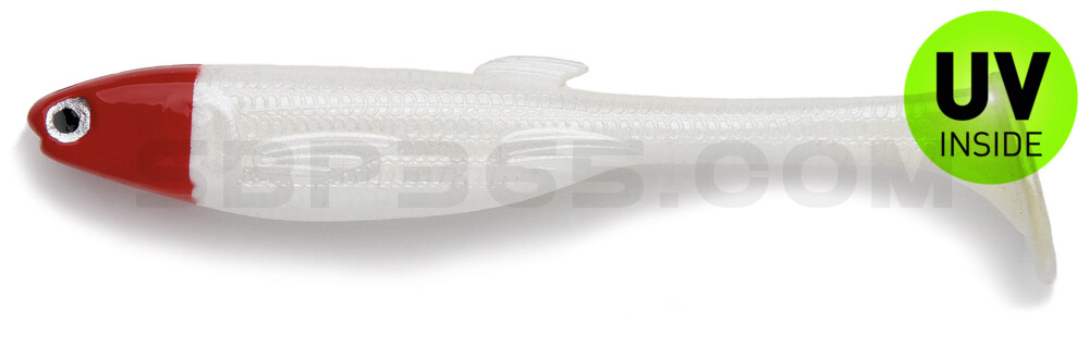Jerky J Swim 3,5" (ca. 9,0 cm) im Hartschalenblister Red Head