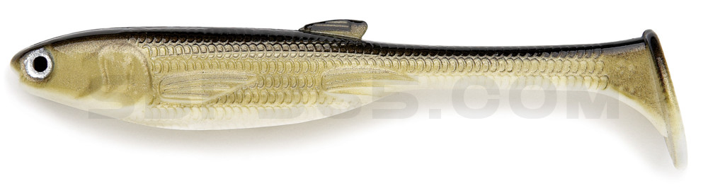 Jerky J Swim 5" (ca. 12,5 cm) im Hartschalenblister Golden Shiner
