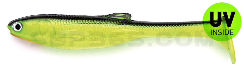 Jerky J Swim 7" (ca. 16,0 cm) im Hartschalenblister Chartreuse