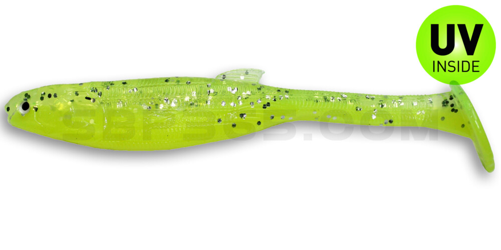 Jerky J Swim Laminat 3,5" (ca. 9,0 cm) im Hartschalenblister Chartreuse Green