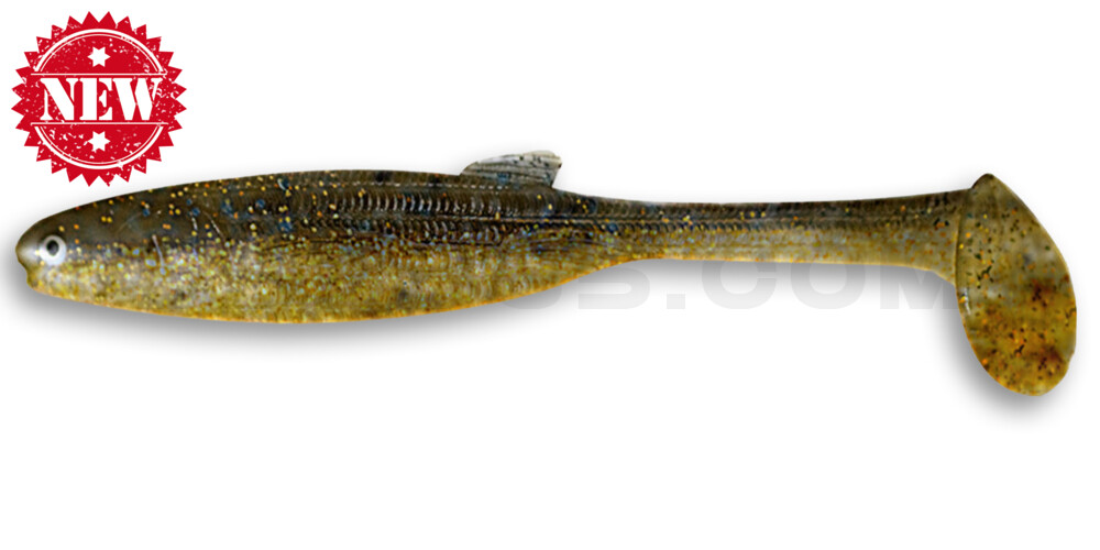 Jerky J Swim Laminat 5" (ca. 12,5 cm) im Hartschalenblister Bluegill Flash