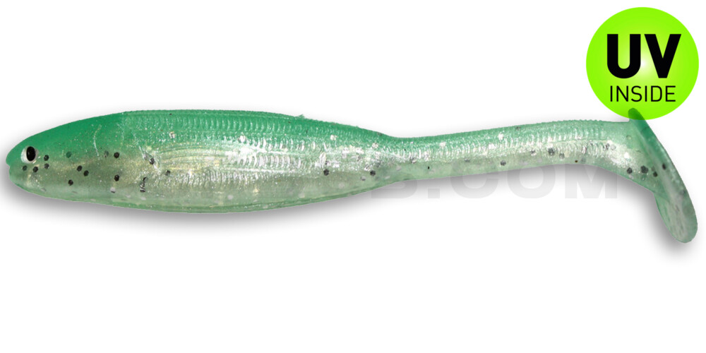 Jerky J Swim Laminat 5" (ca. 12,5 cm) im Hartschalenblister Silver Green