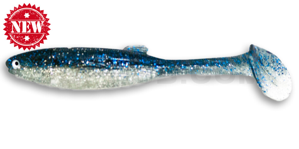 Jerky J Swim Laminat 5" (ca. 12,5 cm) im Hartschalenblister Silver Shiner