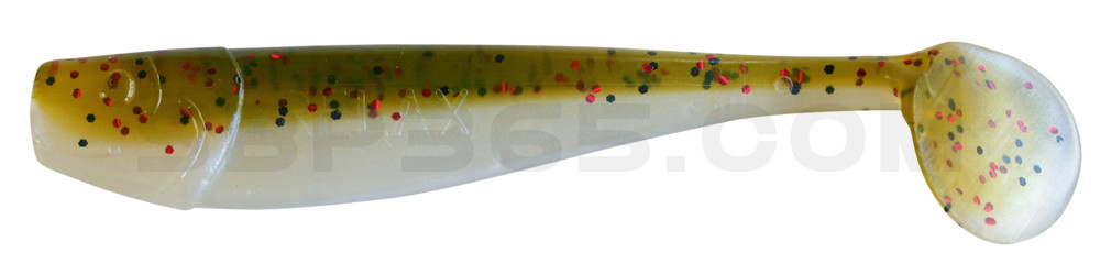 King-Shad 4" (ca. 11,0 cm) blauperl  / Kaulbarsch-multiglitter