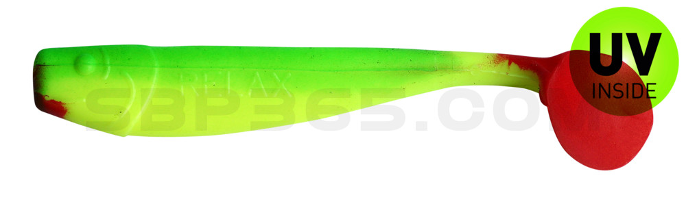 King-Shad 4" (ca. 11,0 cm) im Original Relax ZIP BAG fluogelb / grün